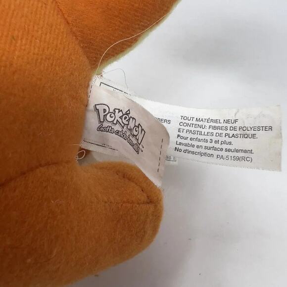 Giant 1999 Pokemon Charizard Charmander Plush Toy 12" Nintendo play by play - Picture 6 of 12